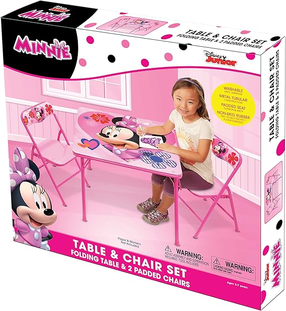 minnie mouse table and chairs amazon