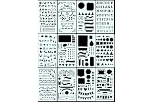 Dotted Journal Stencil Set (Over 300 designs that are great for bullet journaling, planners, and notebooks)