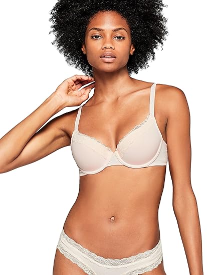 Iris & Lilly Damen Halbschalen-BH aus Baumwolle
