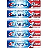 Crest Fluoride Anticavity Toothpaste, Prevents Cavities Before They Start, Regular Paste, 8.2 Ounce (Pack of 5)