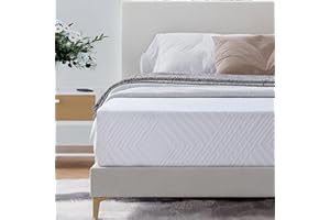 Dyonery King Mattress - 10 Inch Green Tea Memory Foam Mattress- King Mattress in a Box - CertiPUR-US Certified Fiberglass Free Mattress - Cooling Gel Layer - Medium Firm - 76"x80"