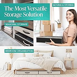 Woffit Under Bed Shoe Storage Organizer – Set of