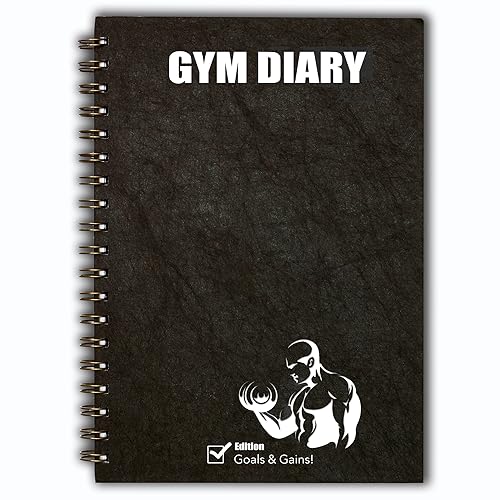 Gym Diary, Weight Training Diary Log Book, A5 Daily