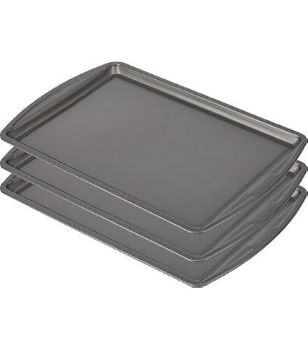 Cooking Concepts 9x13 Inch Steel Cookie Pan - Silver, Easy Clean