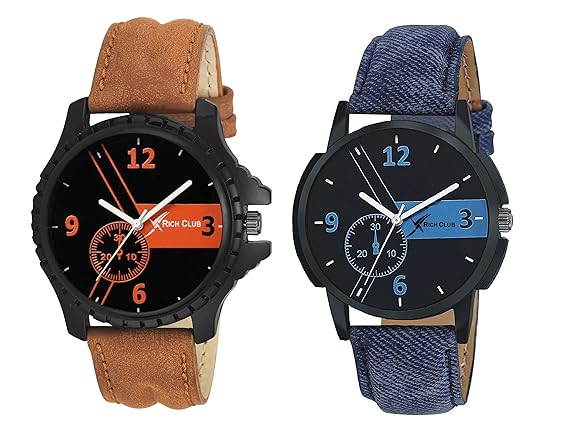 Set of Two Formal Watches for Men and Boys