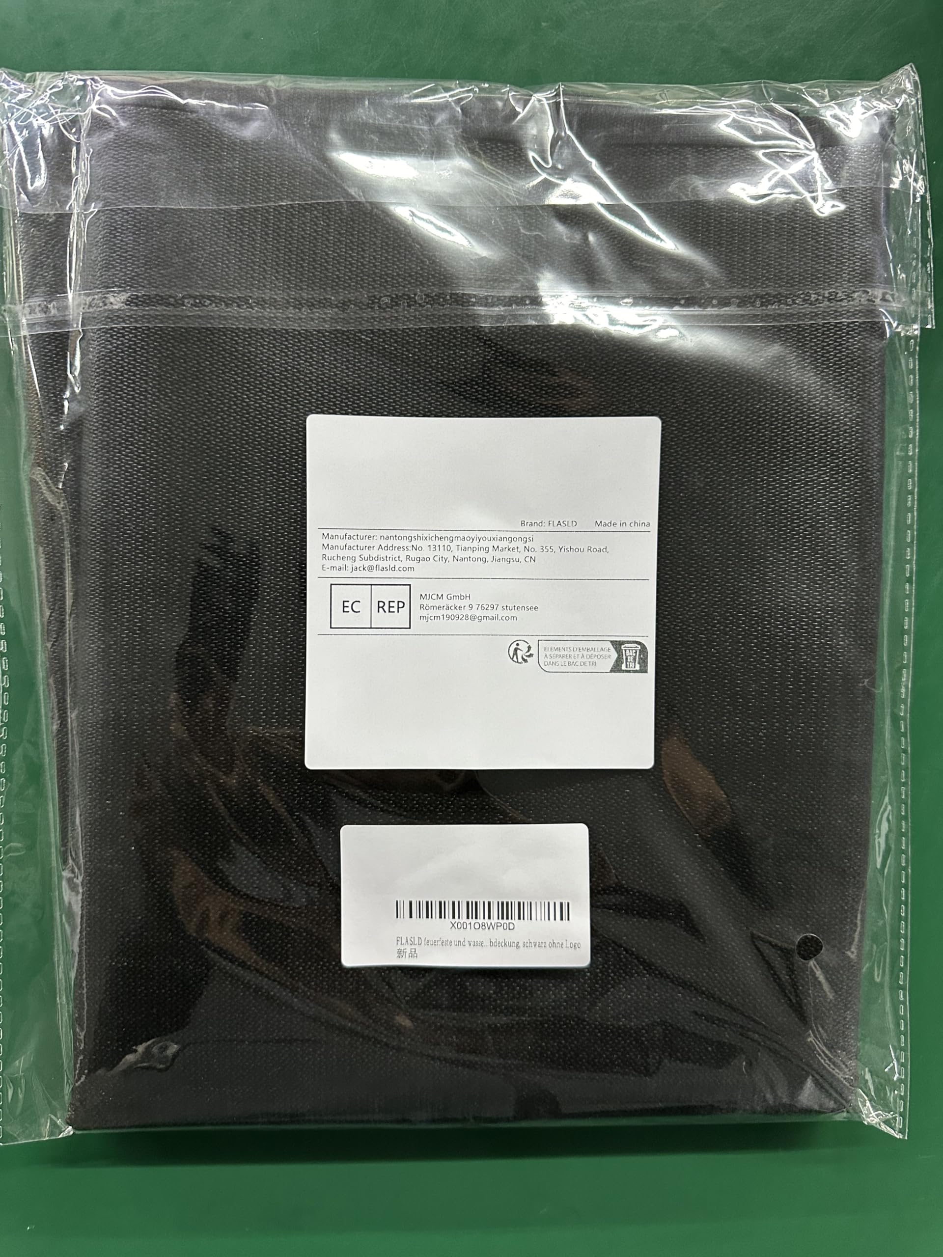 FLASLD Fireproof and Waterproof Stove Top Covers, 21×29.5 inch Electric Stove Cover Mat, Glass Top Stove Cover - Ceramic Glass Cooktop Protector - Flat Top Oven Cover, Black Without Logo