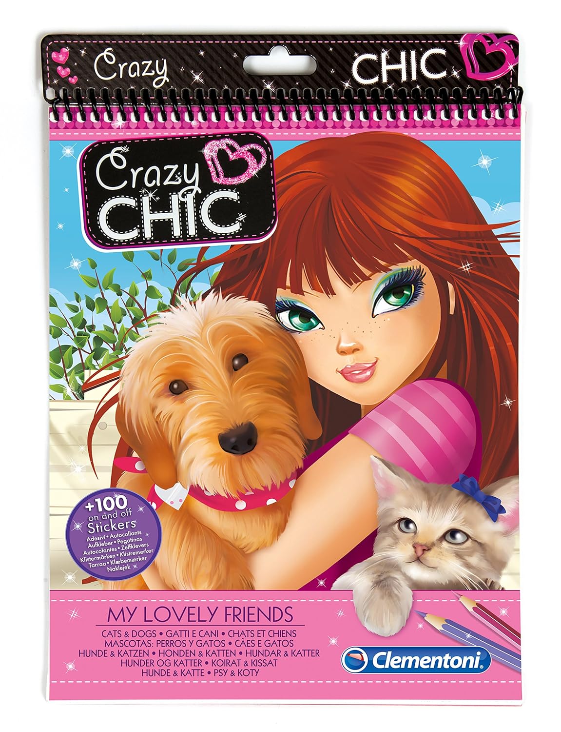 Clementoni Crazy Chic Sketchbook Cani e Gatti Amazon Giochi e giocattoli