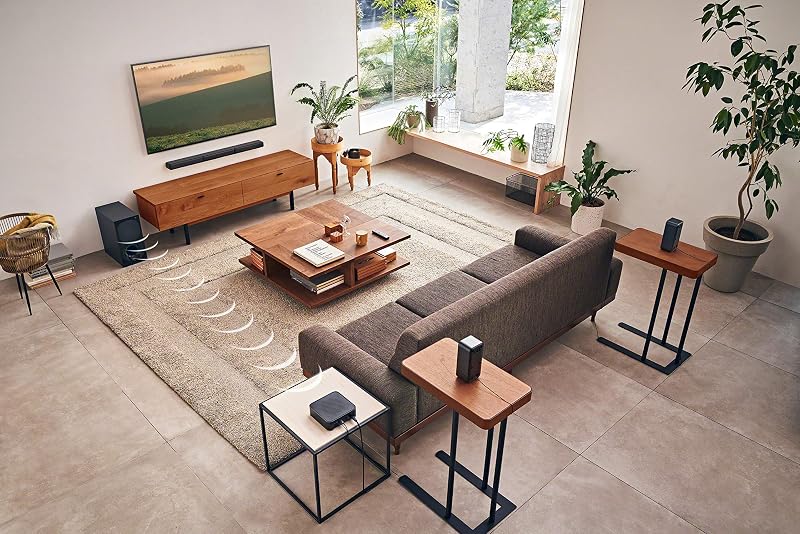 HT-S40R - Barra de Sonido 5.1 (Sistema de Cine en Casa, Altavoces Traseros Inalámbricos, 600 W, Dolby Digital, Bluetooth, Sonido Envolvente), Negro