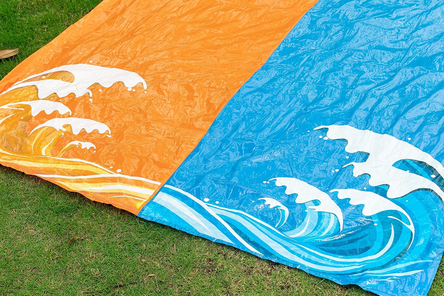 JOYIN 20ft x 62in Slip and Slide Water Slide with 2 Bodyboards, Summer Toy with Build in Sprinkler for Backyard and Outdoor Water Toys Play: Toys & Games