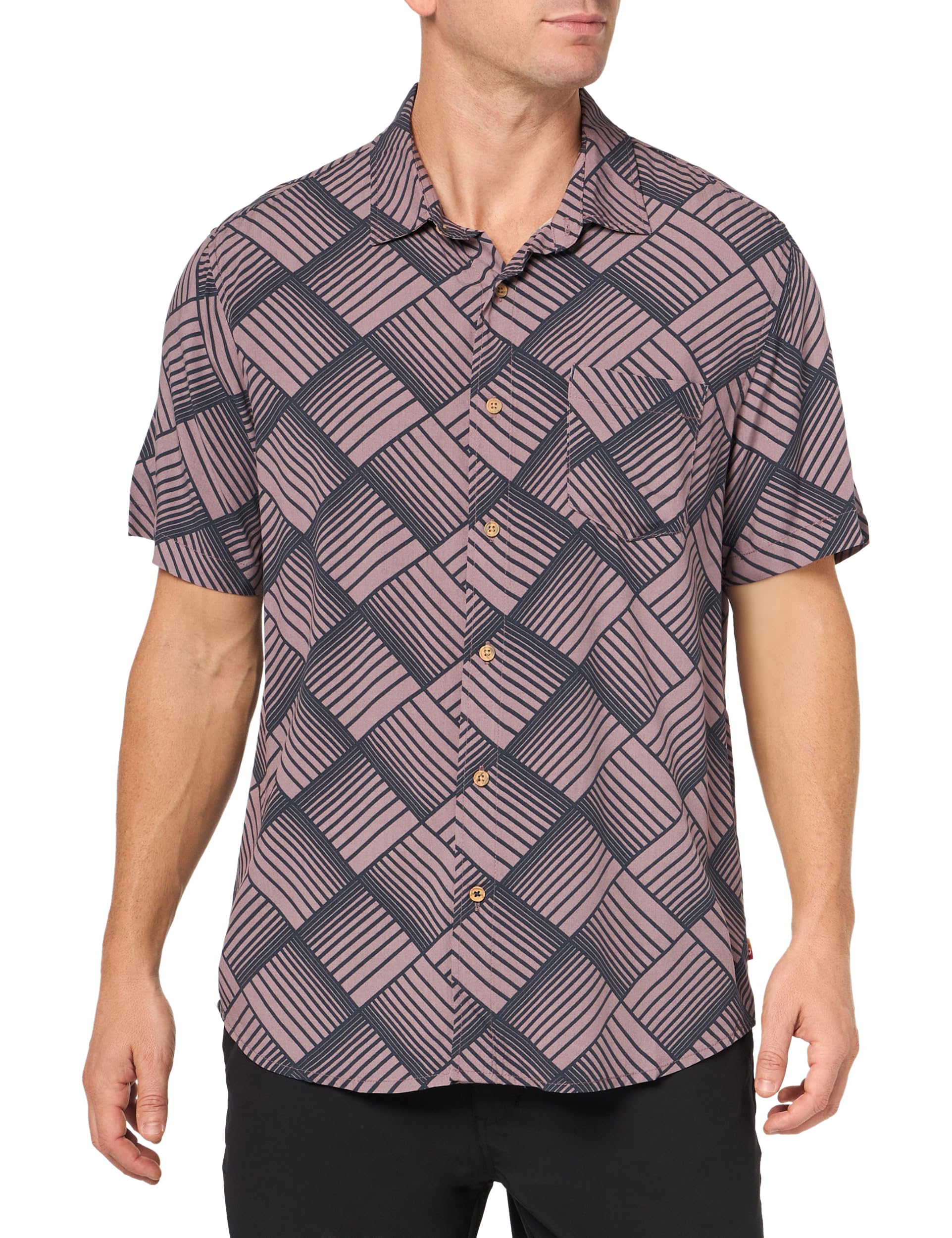 Flux Rayon Button Up Shirt