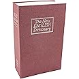 Southern Homewares Small New English Dictionary Hidden Secret Diversion Lock Box Red Book Safe