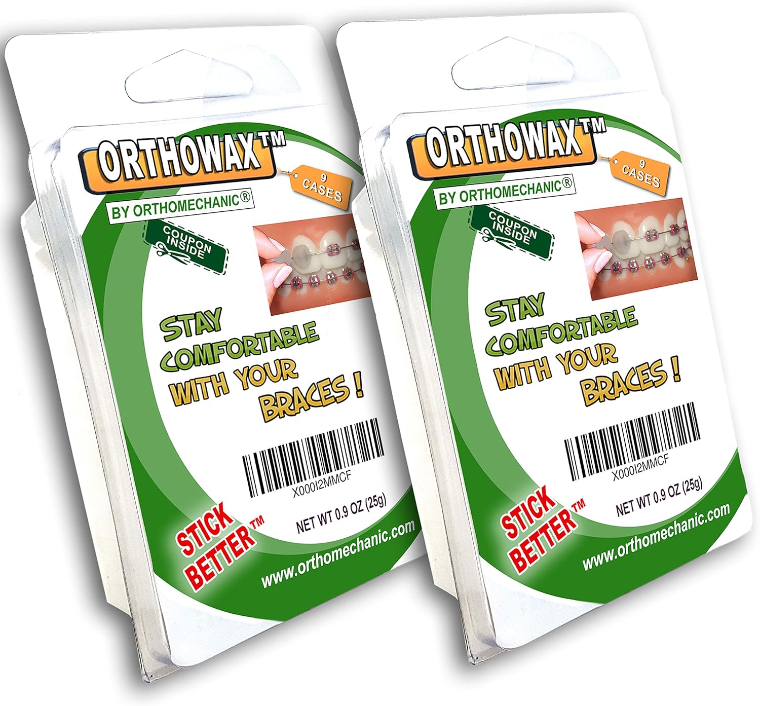 Genuine Orthowax - Our BestSeller Orthodontic Wax for Braces Wearer - Stick Better Than competitors: Health & Personal Care