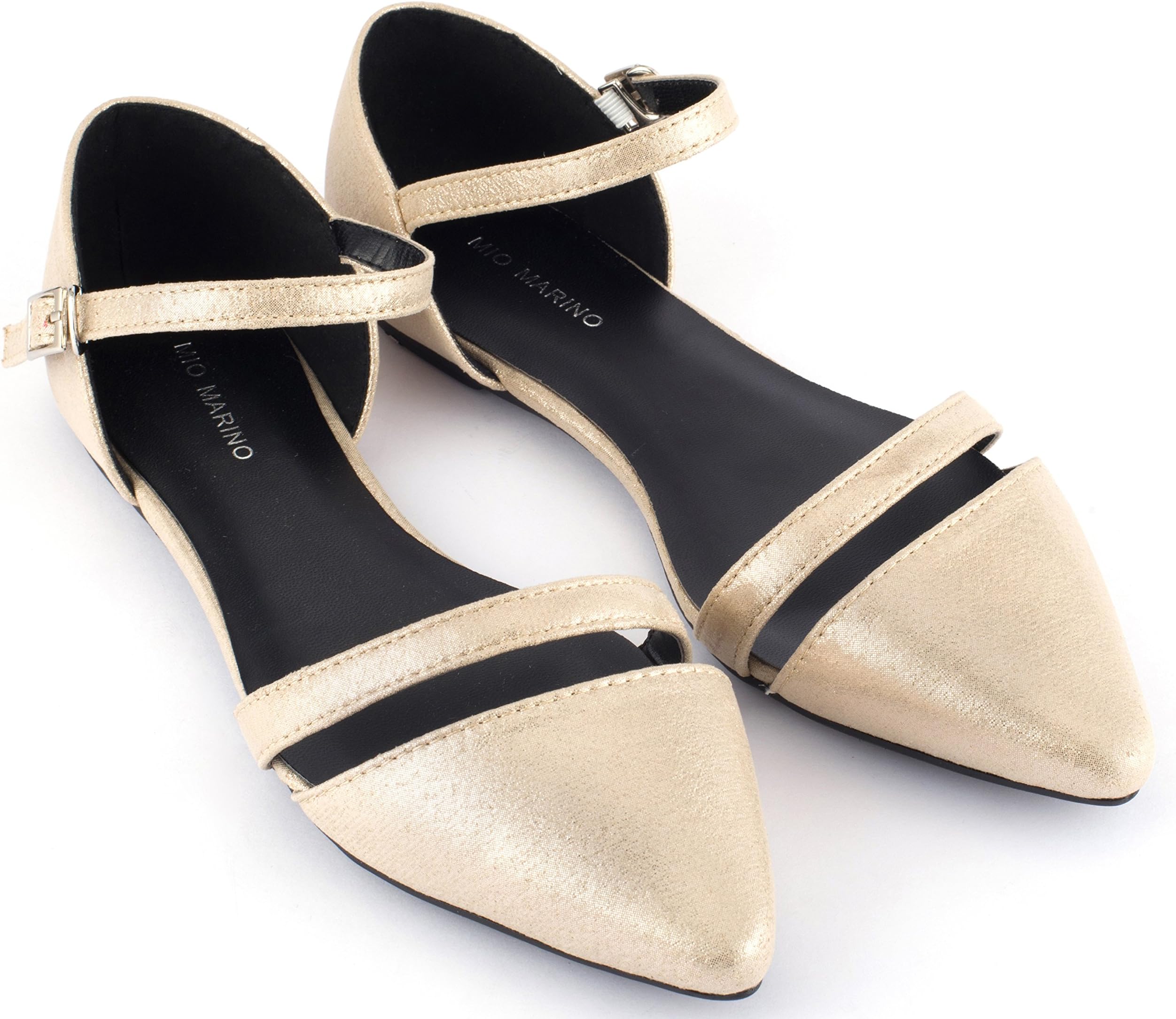 Mio Marino Ballet Flats Shoes for Women - Pointed Toe Flats Dress Shoes for Women