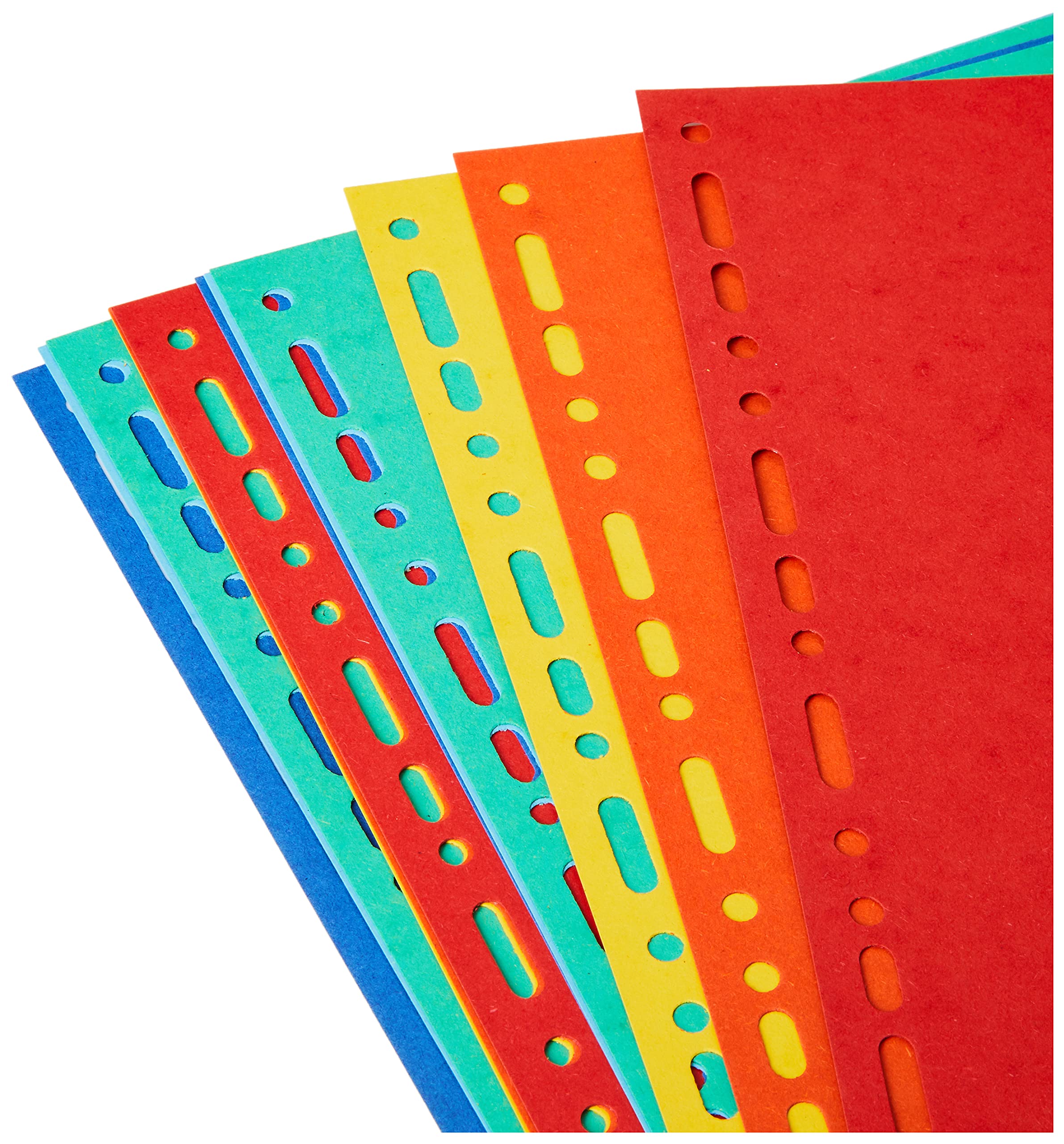 Exacompta - Ref 2112E - Forever Collection - 100% Recycled Dividers - Suitable for A4+ Documents, 220gsm 100% Recycled Card, 12 Position - Multicoloured