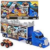 Monster Jam, Transforming Hauler Playset and Storage with Exclusive El Toro Loco Monster Truck, 1:64 Scale, Kids Toys for Boy
