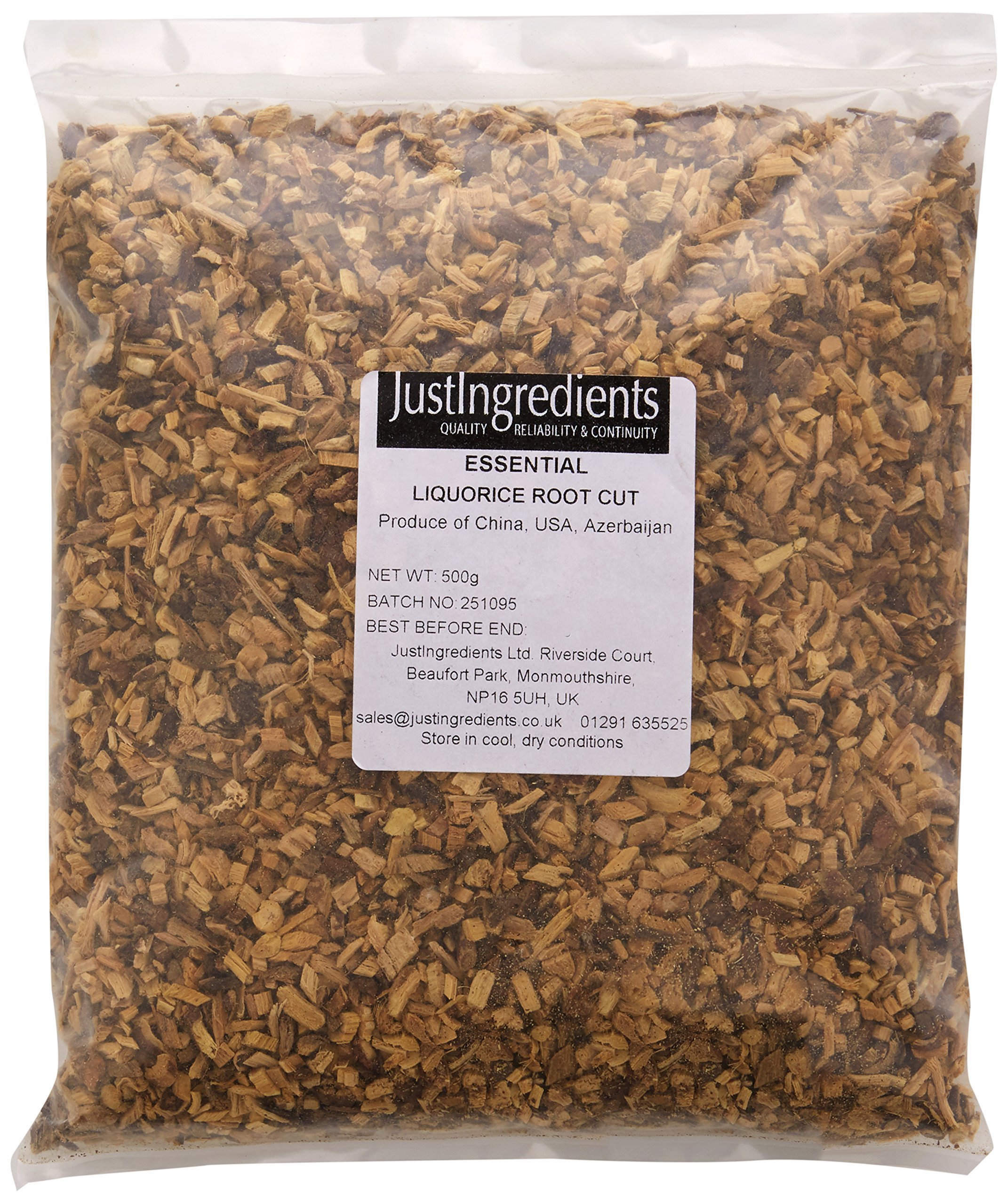 JustIngredients Essentials Liquorice Root Cut, 500 g