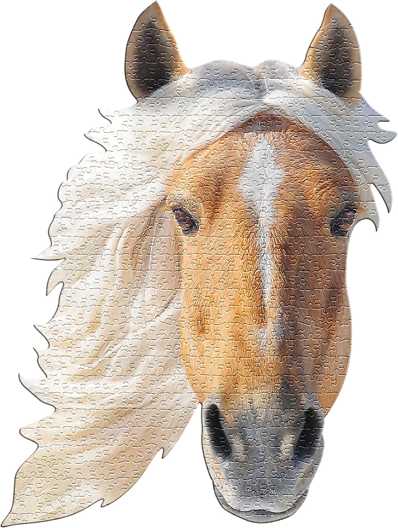 Madd CappPuzzles - I AM Horse - 550 pieces - Animal Shaped Jigsaw Puzzle