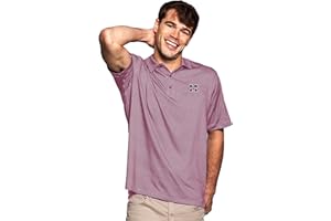 Vantage Apparel Men's Collegiate Premium Moisture Wicking Stretch Fit Diamond Print Polo
