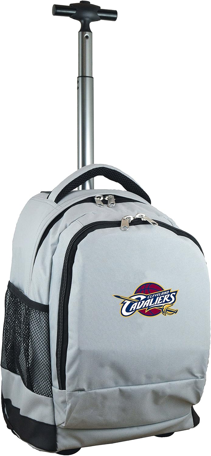NBA Wheeled Backpack, 19-inches, Grey