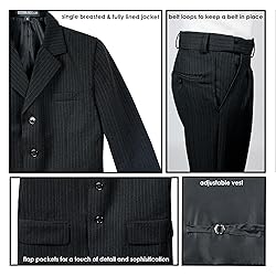 Spring Notion Big Boys' Pinstripe Suit Set