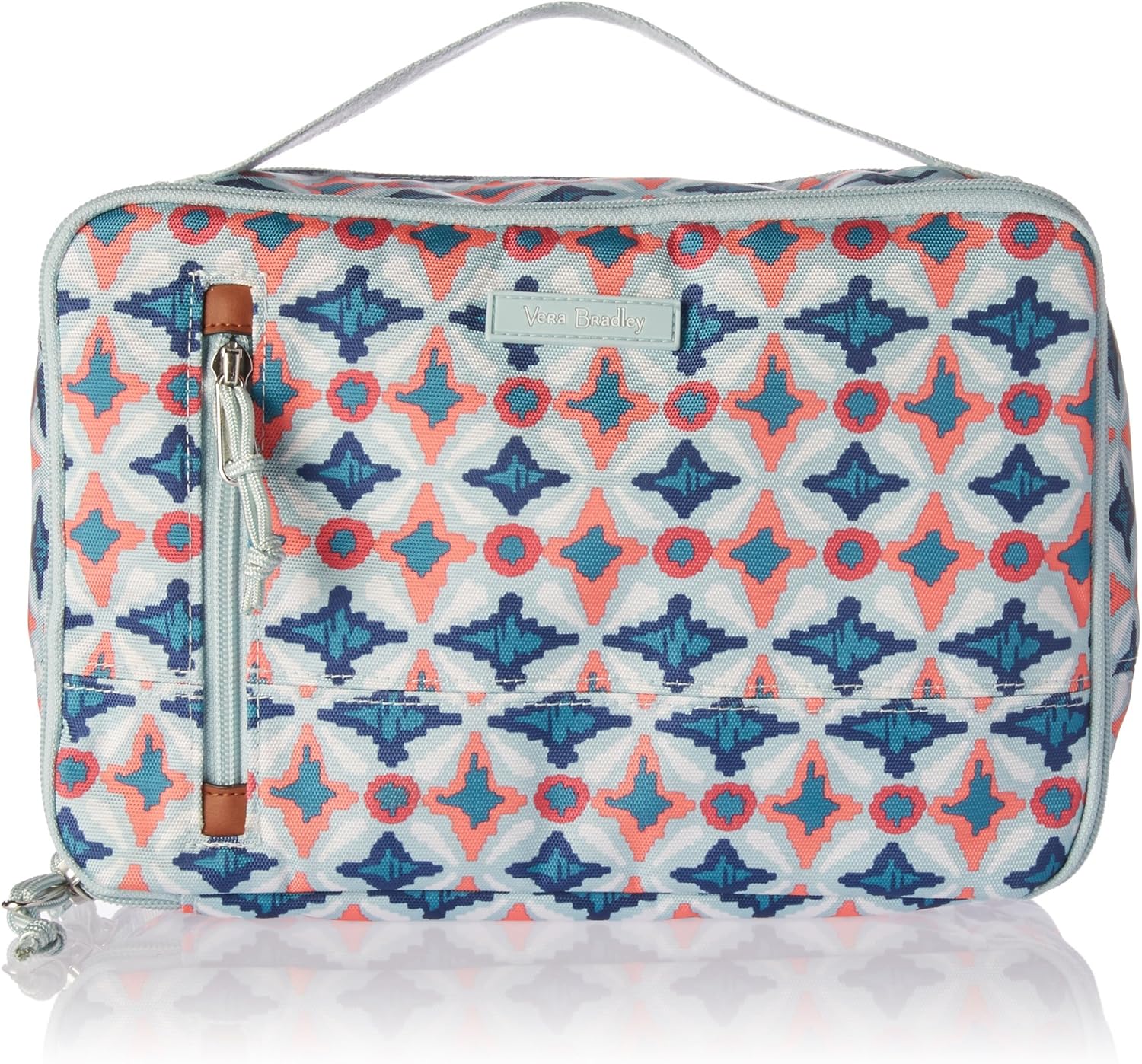 Vera Bradley Women's Lighten Up Large Blush & Brush Makeup Organizer