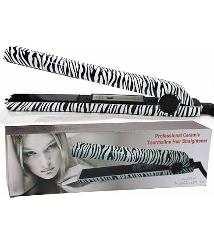 Amazon.com : ISO Beauty Zebra Straightening Flat Iron Full  display picture 2