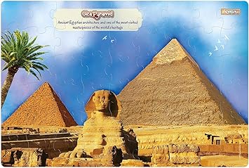 Zigyasaw Giza Pyramid Premium Giant Floor Puzzle Game | Creative Challenging Puzzles For Kids(Above 3 years)