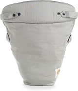 Ergobaby Infant Insert for Baby Carrier Cotton Grey 3.2-5kg Newborn view 4