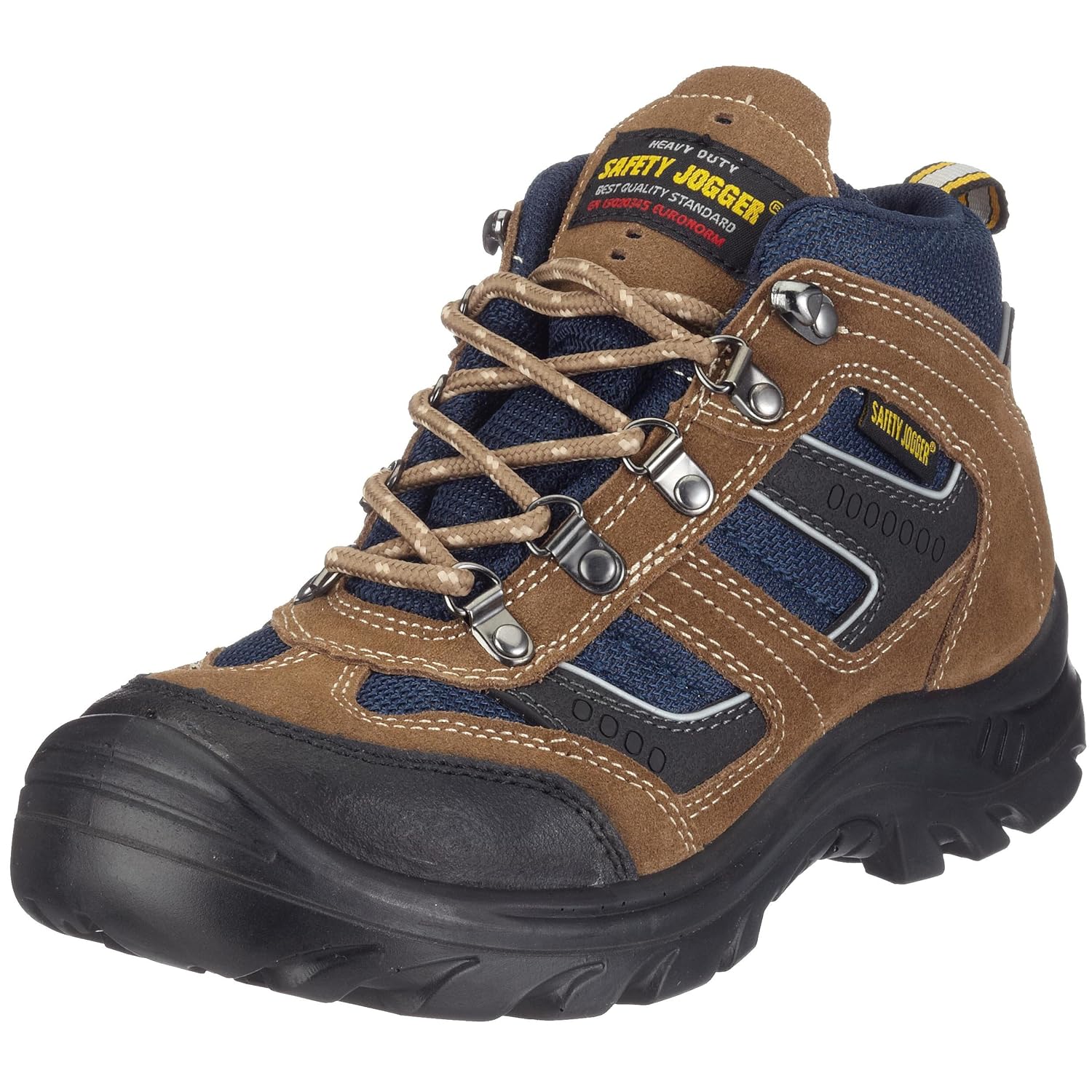 Safety Jogger X2000, Unisex Adults Working & Safety Shoes S3, Brown, (blk/brn/navy 10A blk/brn