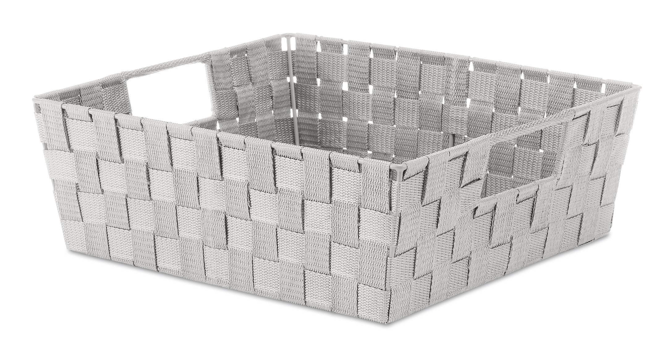 whitmor woven strap shelf tote