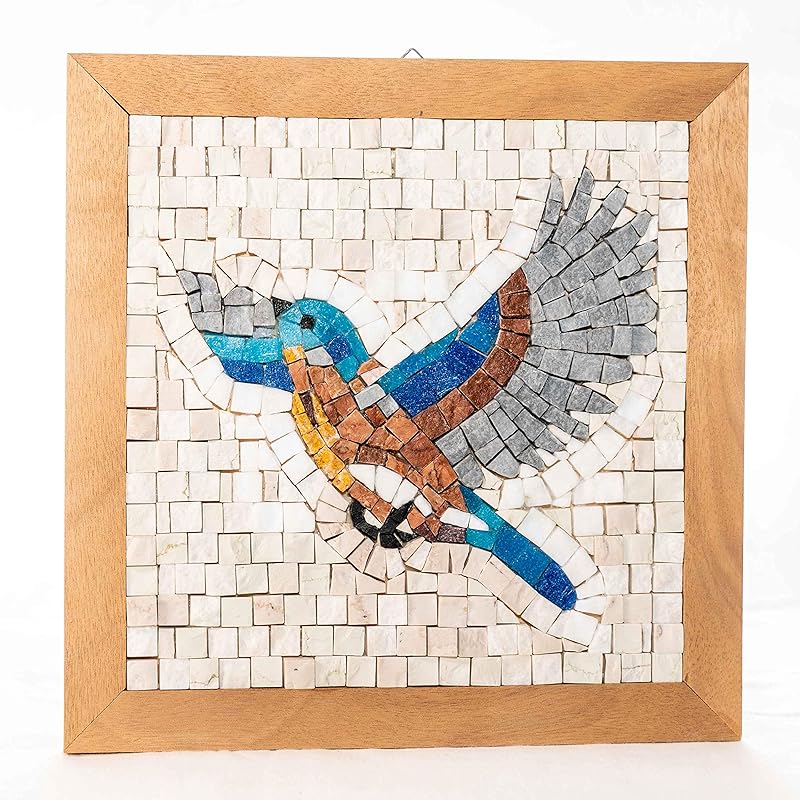 Make your own mosaic DIY tile kit for adults Take Flight Mini mosaic handmade wall hanging