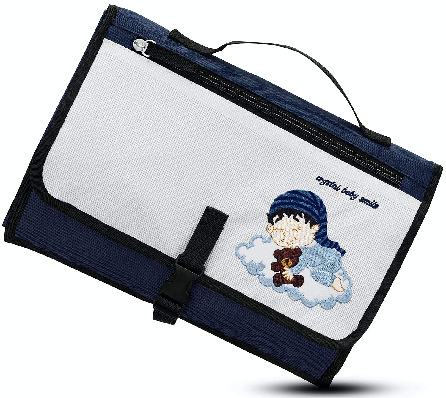 crystal baby smile portable changing pad