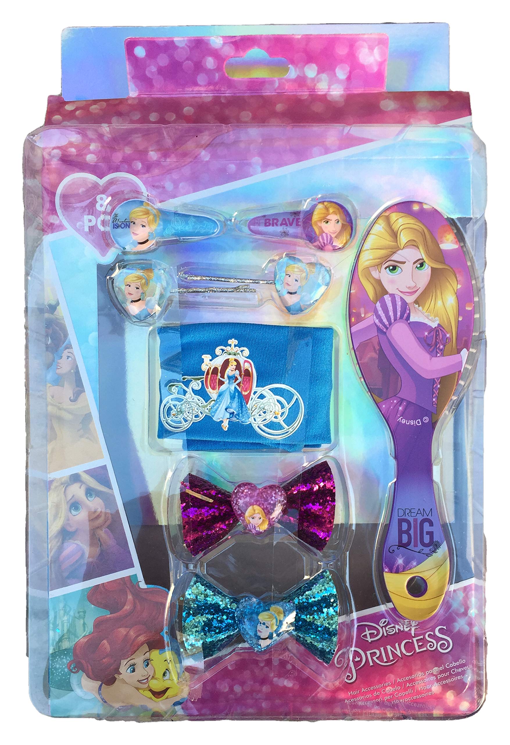 Disney Princess Hair Accessories, Multicolor (KD-WDPR181)