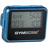 Gymboss Interval Timer and Stopwatch - Teal/Blue Metallic Gloss