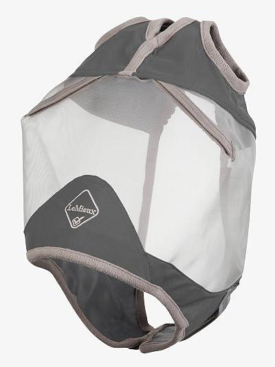 LeMieux ArmourShield Pro Fly Mask with Bamboo Lining Grey Medium