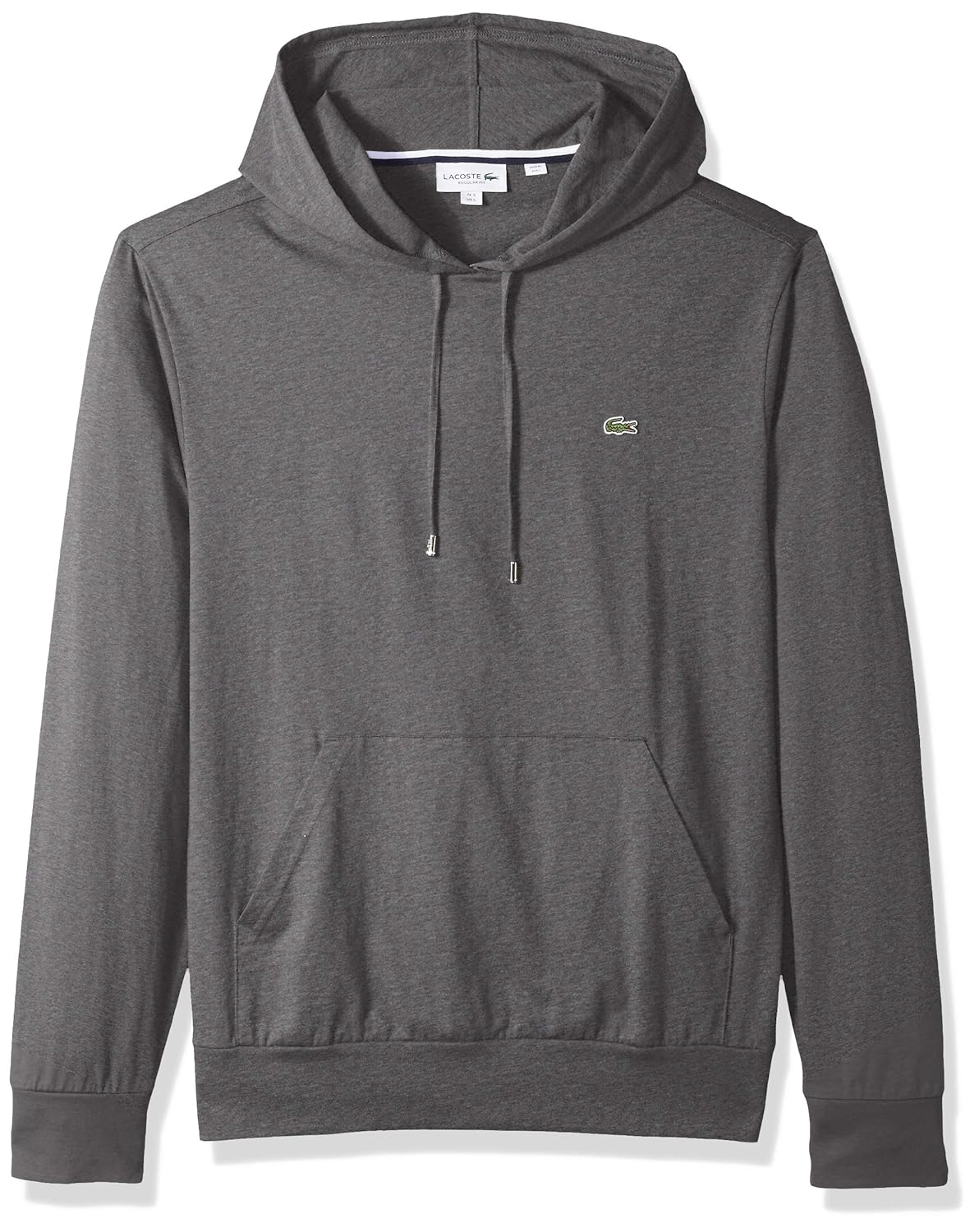 lacoste men's hooded cotton jersey sweatshirt