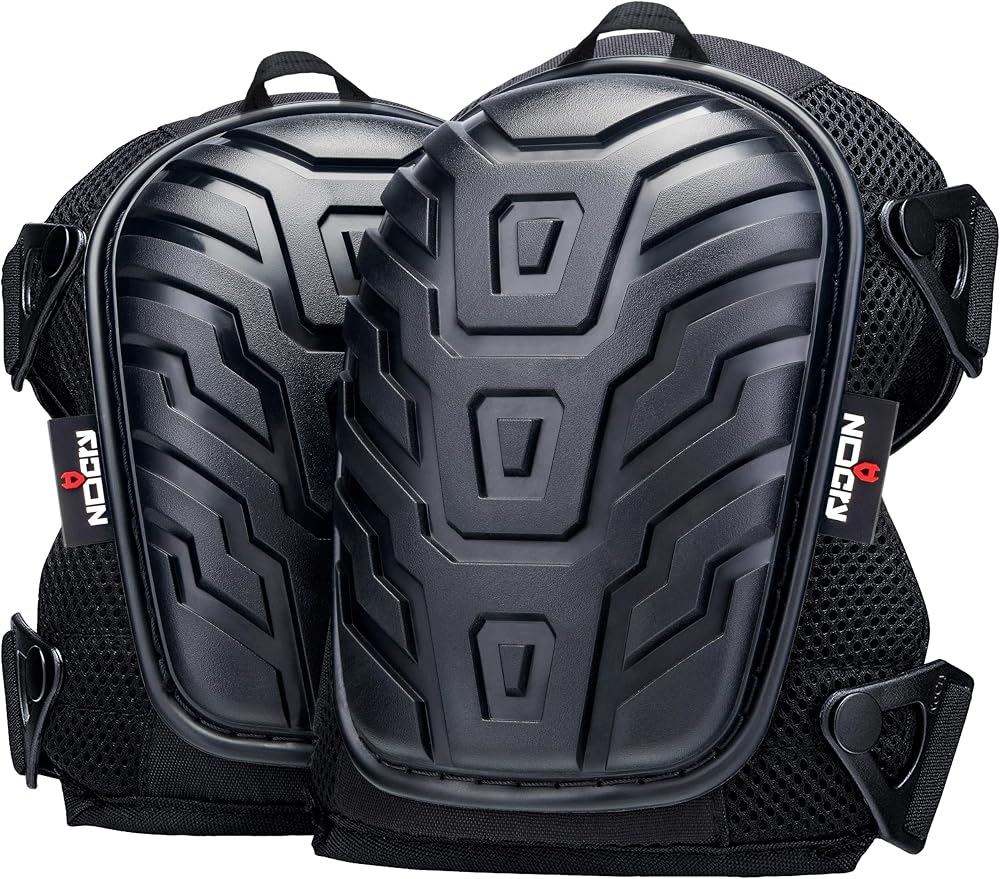NoCry Professional Knee Pads Work Gel Cushion Heavy Duty Foam Straps Adjustable