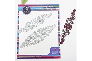 Alinacutle Lace Border Metal Die Cut Dies for Handmade Card Making Scrapbooking Album Paper Craft Template
