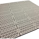 Grizzly Dock Interlocking Dock Decking Panels, 1' x 4' | UV-Resistant, Flow Through Design, Maintenance-Free, For Floating Docks, Patios, Boats, Landscaping, Flooring