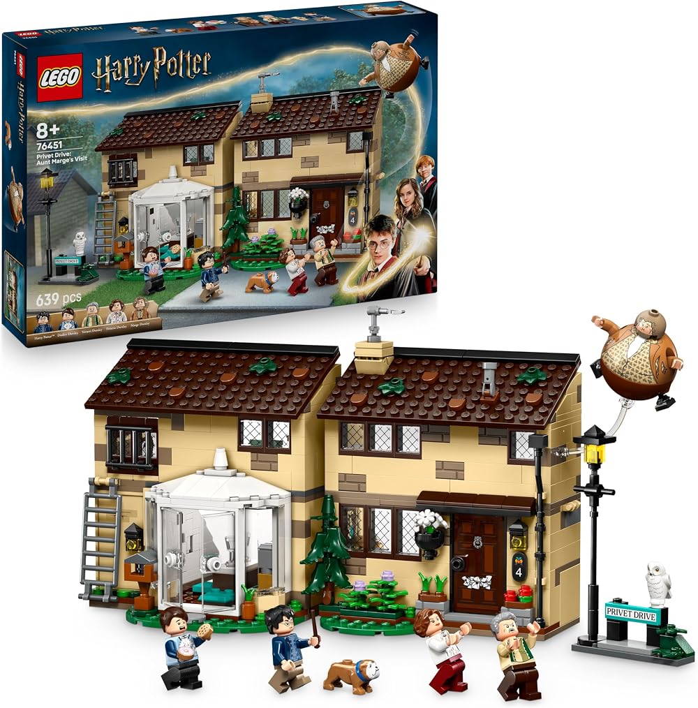 LEGO Harry Potter Privet Drive Aunt Marge Visit 76451 5 Minifigures