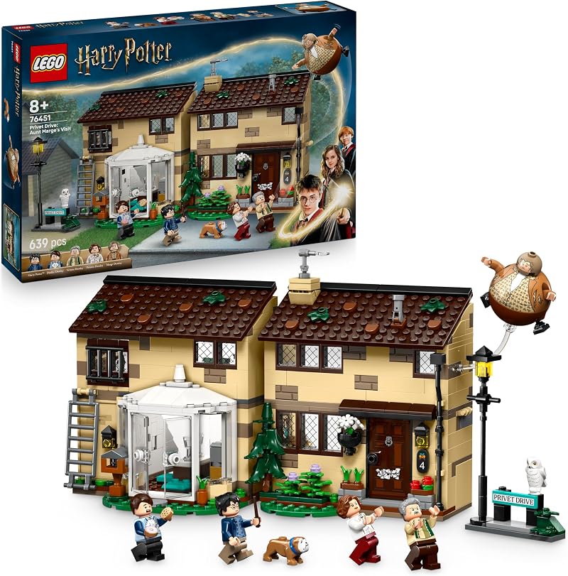 LEGO Harry Potter Privet Drive Aunt Marge Visit 76451 5 Minifigures