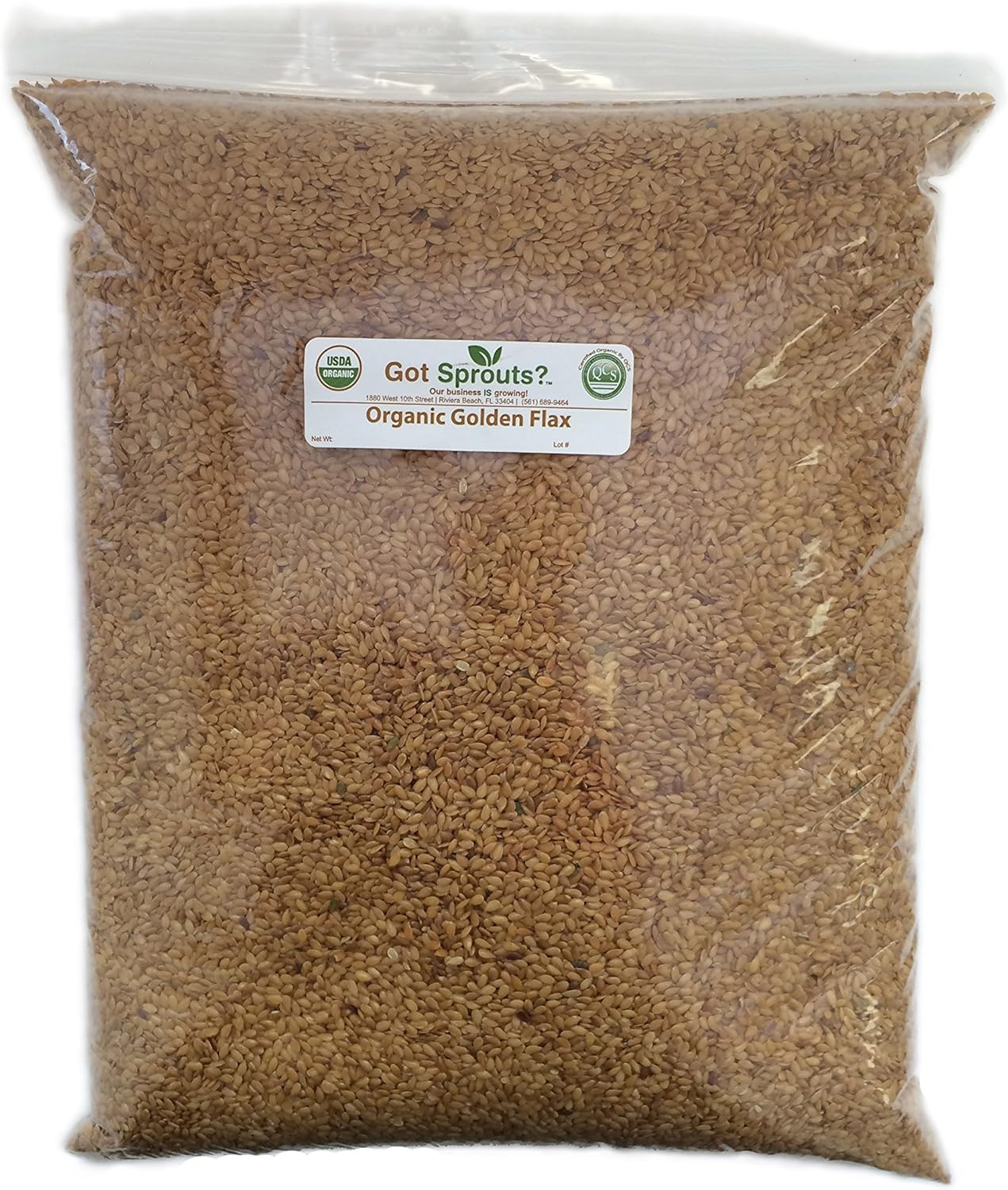 10 LBS Organic Flax Seeds Health & Personal Care