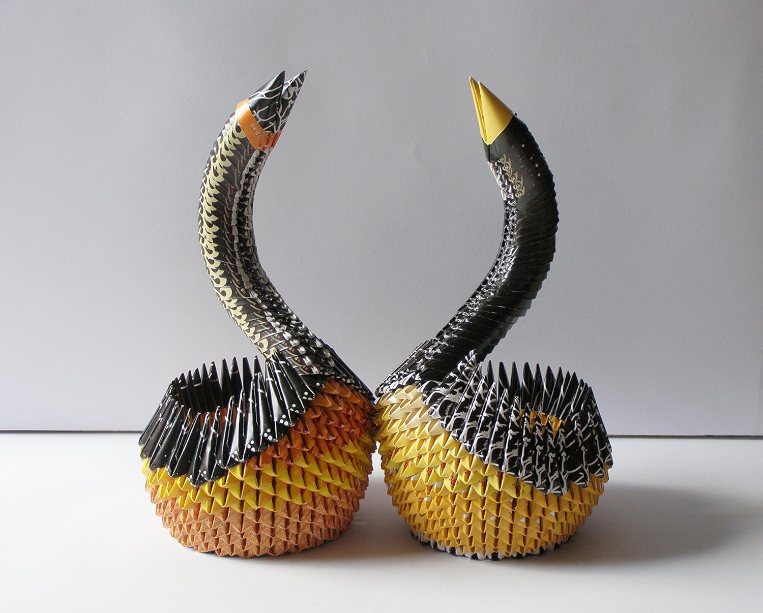 Origami Paper Swans Handmade