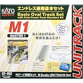 KATO 20-852 N-Gauge Endless Railway Basic Set Master 1 Railway Model Rail Set, Black