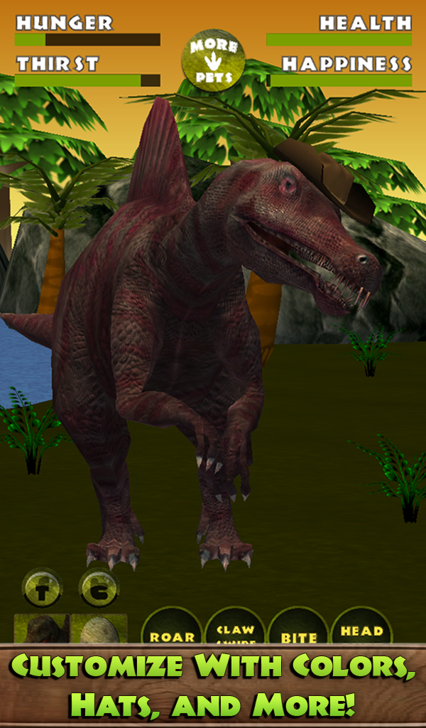 Virtual Pet Dinosaur for Android