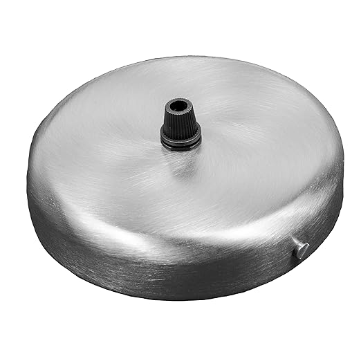 Hfs Specialities Brushed Steel Ceiling Rose Large 125mm Single