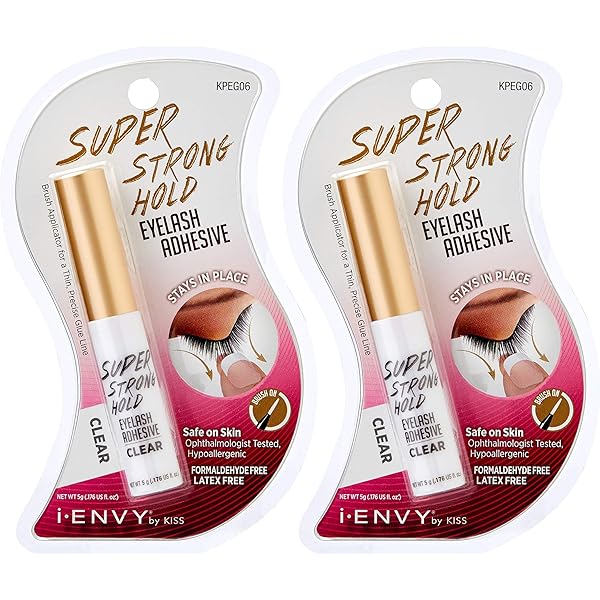 Amazon.com: i-Envy by Kiss Super Strong Hold Eyelash Adhesive