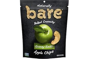 Bare Natural Apple Chips, Granny Smith, Gluten Free + Baked, Multi Serve Bag - 3.4 Oz (6 Count)