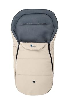 Altabebe AL2450M-03 Sommerfußsack für alle gängigen Kinderwagen, Buggys und Jogger 3D Abstandsgewebe, 12-36 Monate, beige
