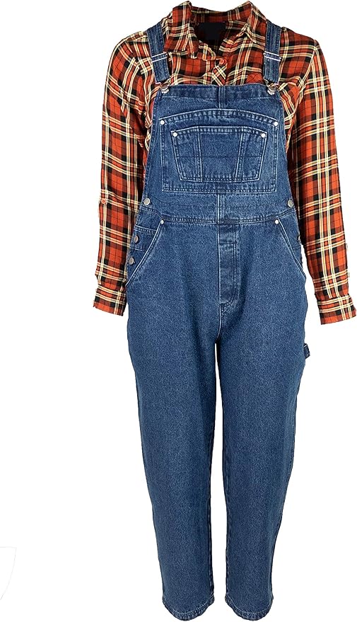 BoundOveralls Plus Size Women's Denim Bib Overalls Size 1626 USA